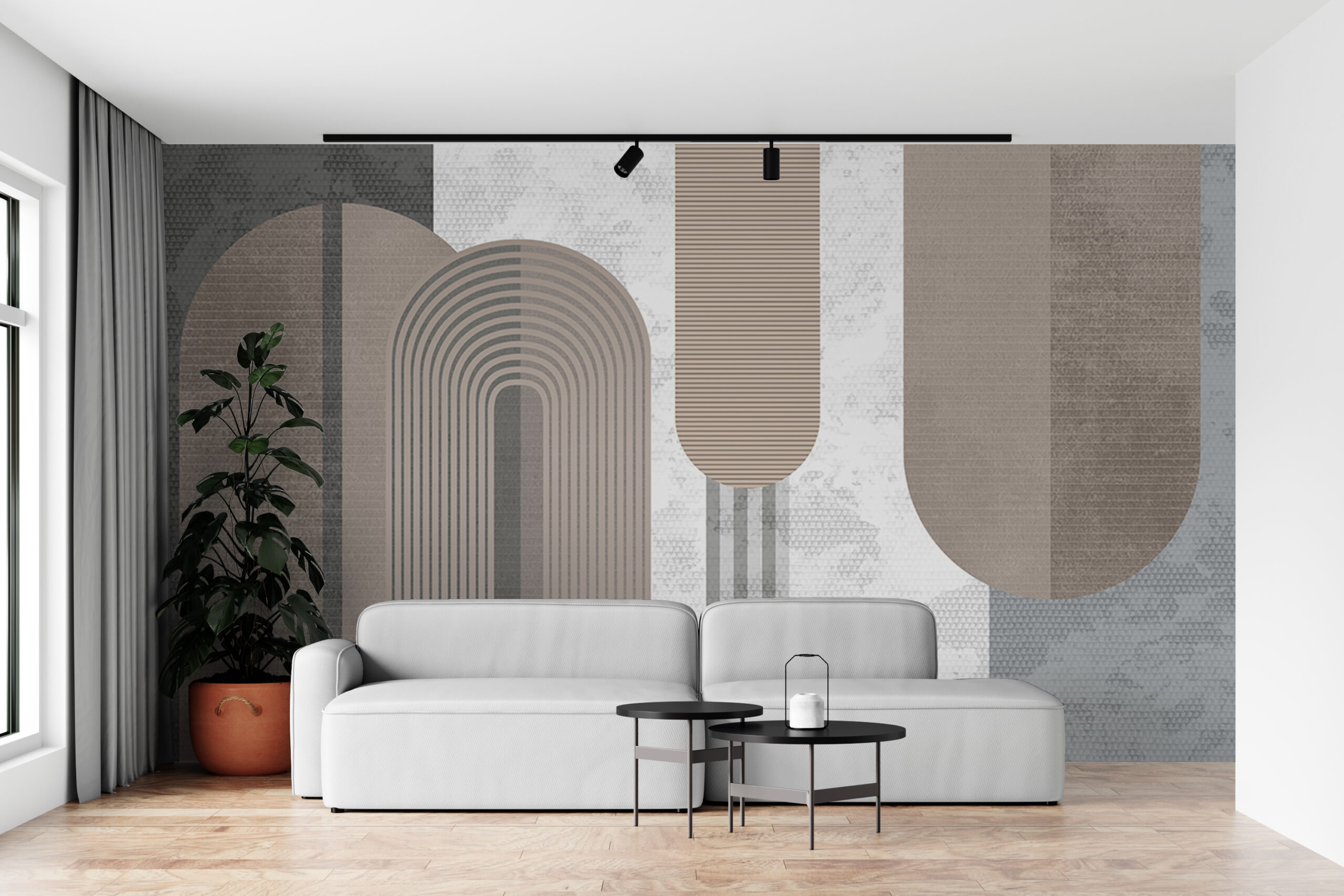 Šiuolaikinės geometrijos sieninė tapyba