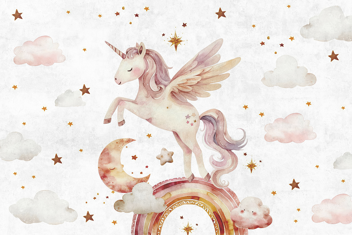 Mural,Wallpaper.,Kid,Wallpapers.,Wallpaper,For,Children,Room,With,Cute