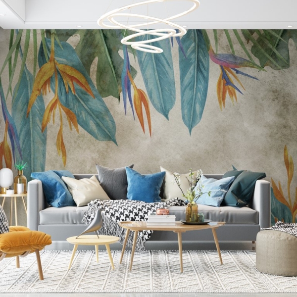 Fototapeta Strelitzia gėlės spalvos