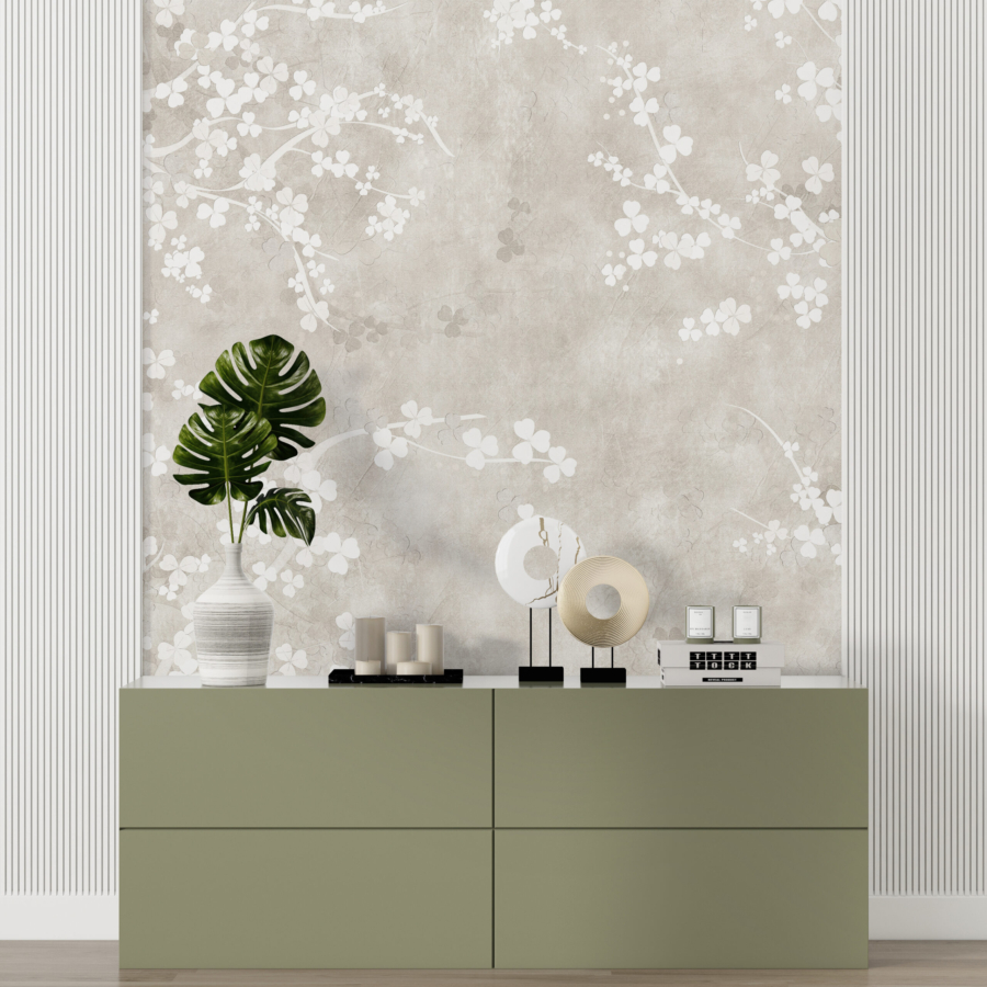 Sienų tapyba Blossoming White