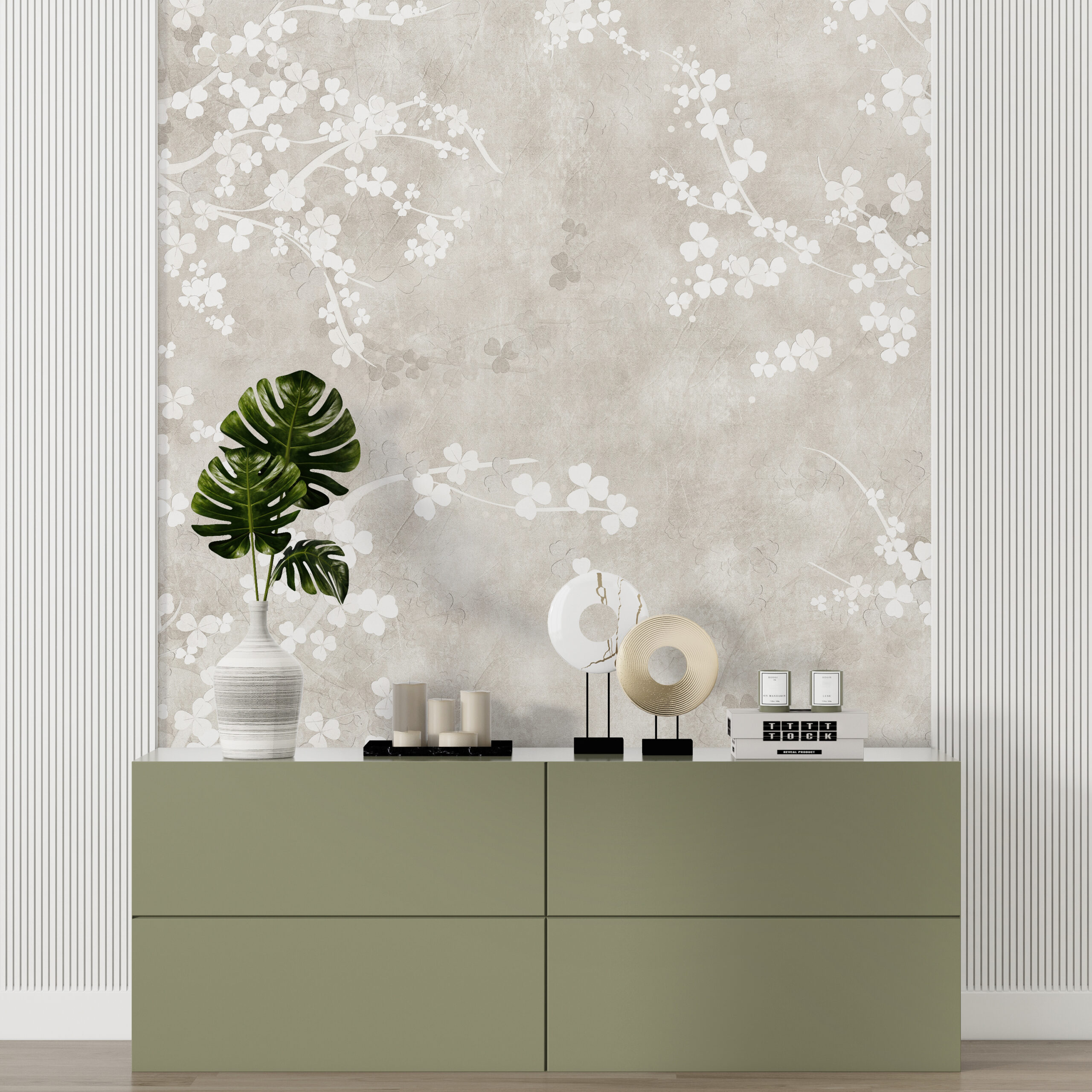 Sienų tapyba Blossoming White