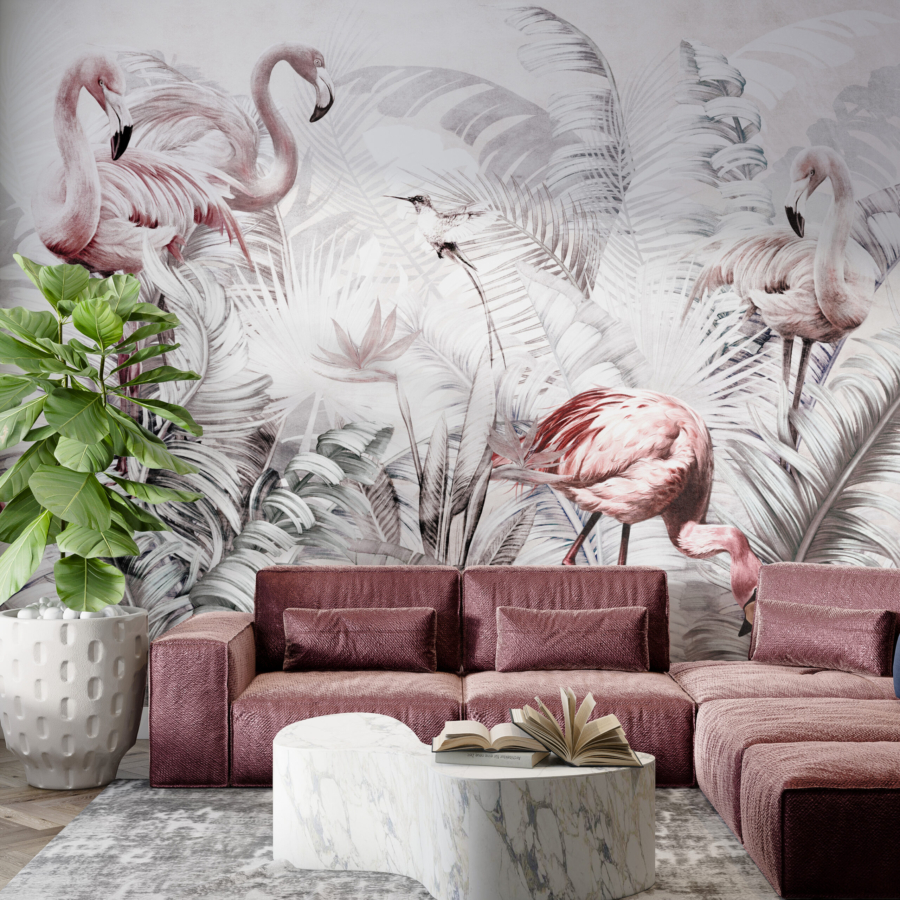 Nuotraukų užsklanda Flamingo šeima