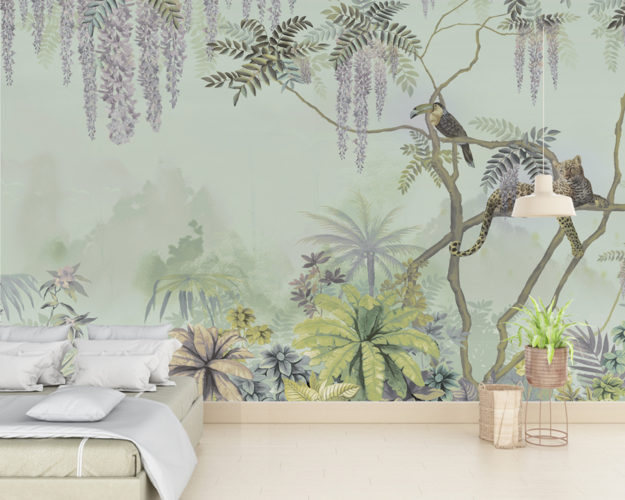Tapetai Jungle Beige