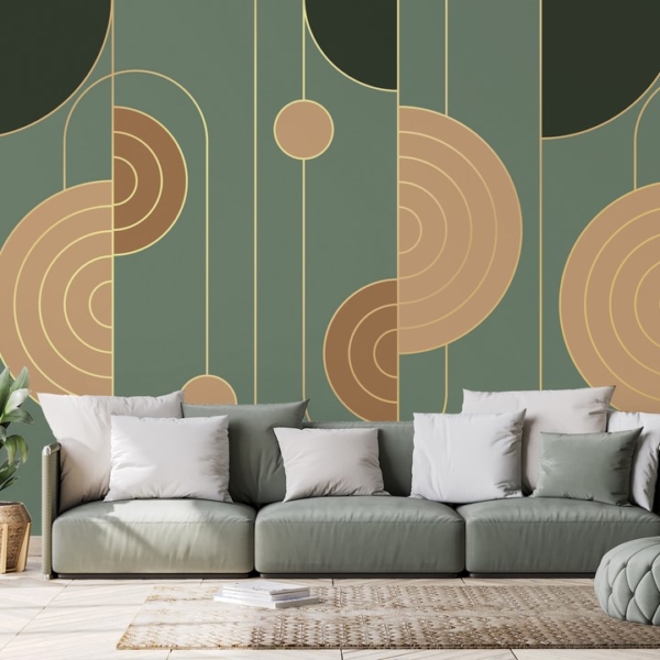 Fototapetai Žalioji abstrakcija