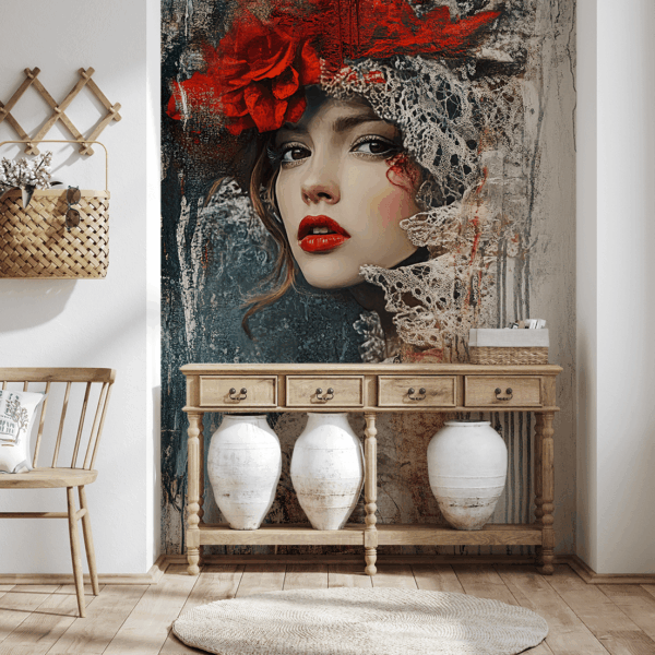 Fototapetai Raudona paslaptis