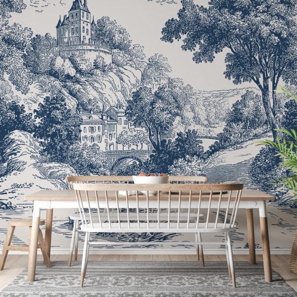 Fototapetai Mėlynas peizažas