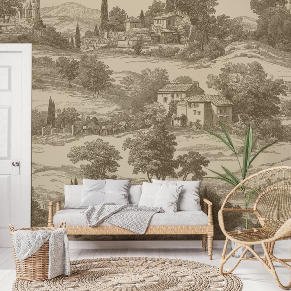 Fototapetai Peizažas smėlio spalvos