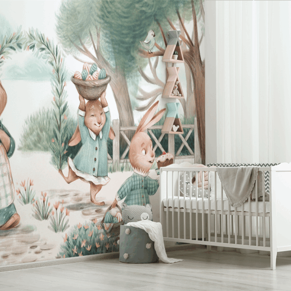 Fototapetai Pavasario zuikiai