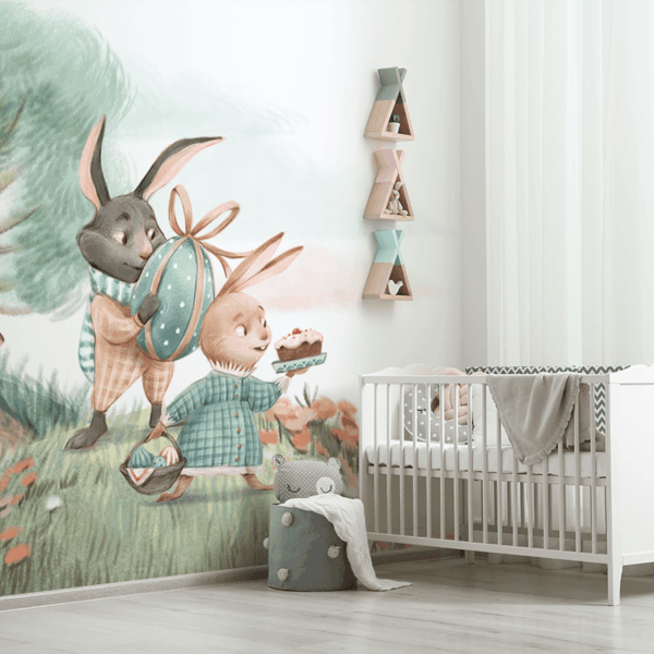 Fototapetai Laimingi zuikiai