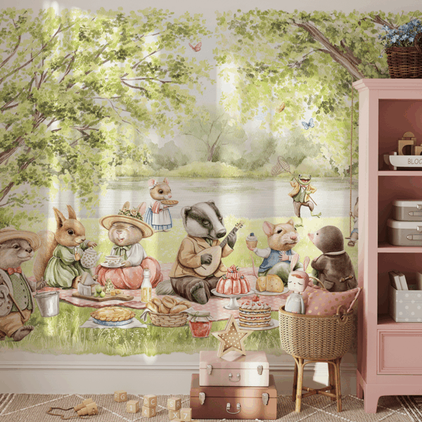 Fototapetai Miško šventė prie ežero