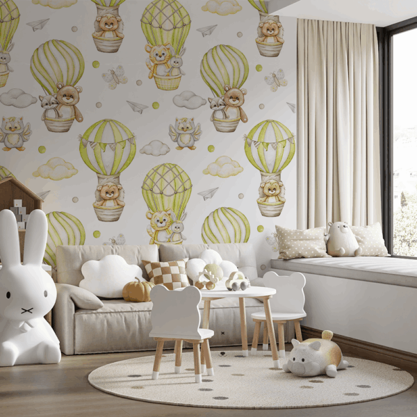 Fototapetai Mažųjų draugų balionų nuotykiai