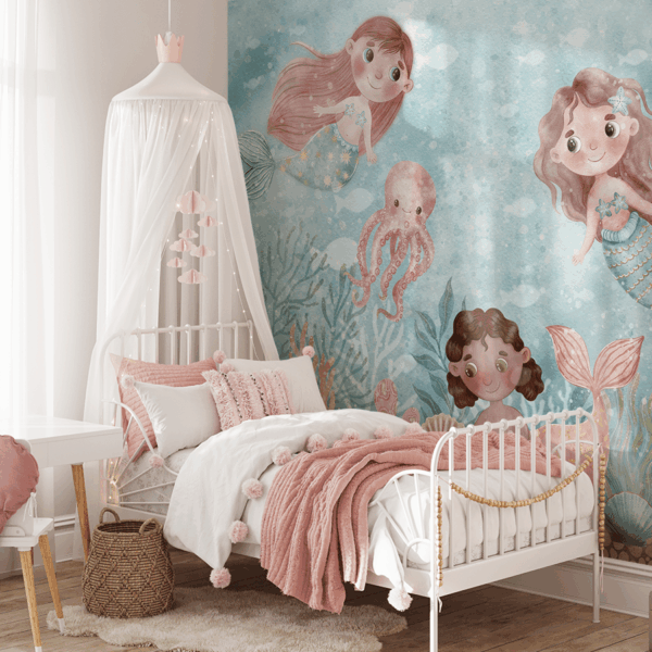 Fototapetai Koralų lagūnos undinės