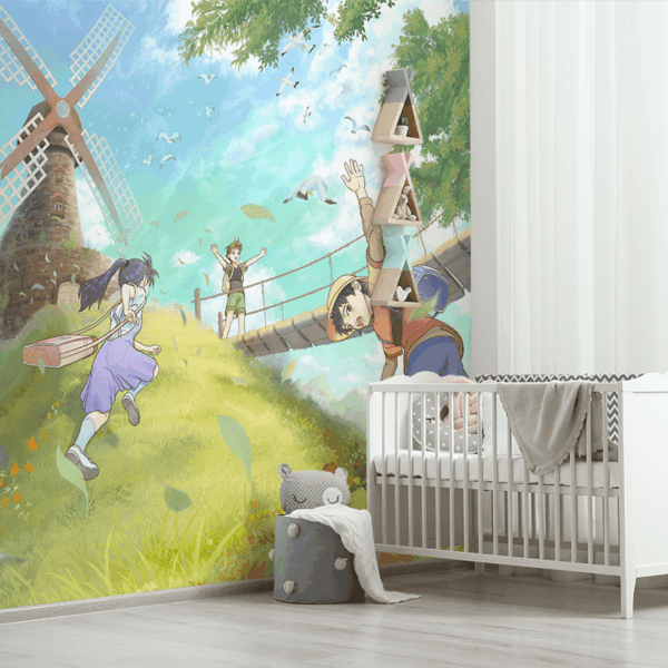 Fototapetai Vaikystė vėjyje