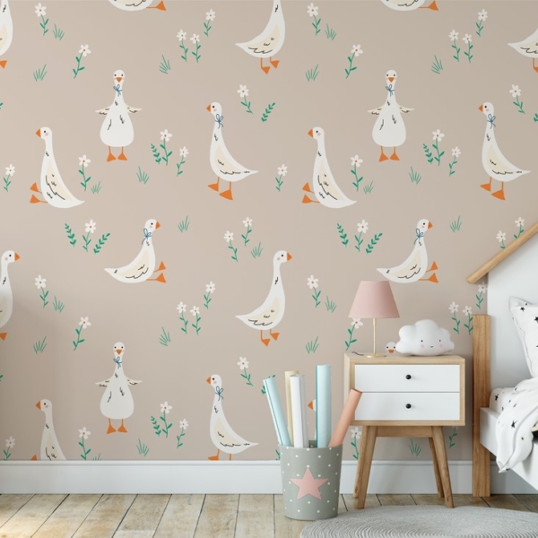 Fototapetai Vaikščiojančios žąsys