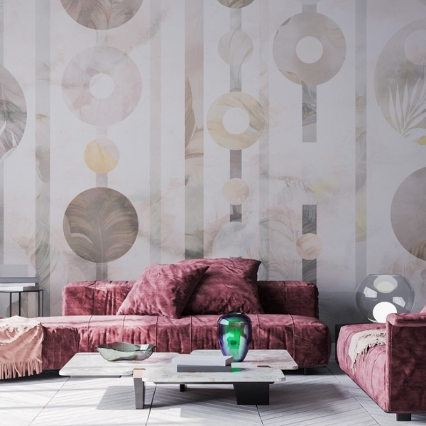 Fototapetai Lapai ir geometrija