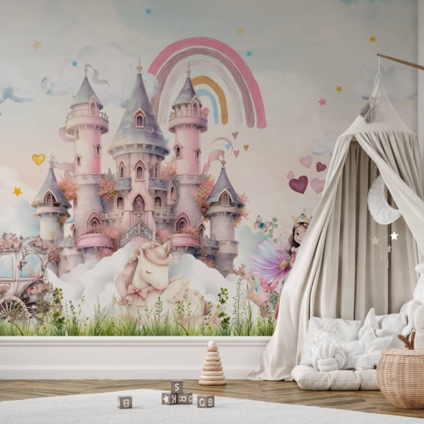 Fototapetai Rožių vaivorykštės šalis