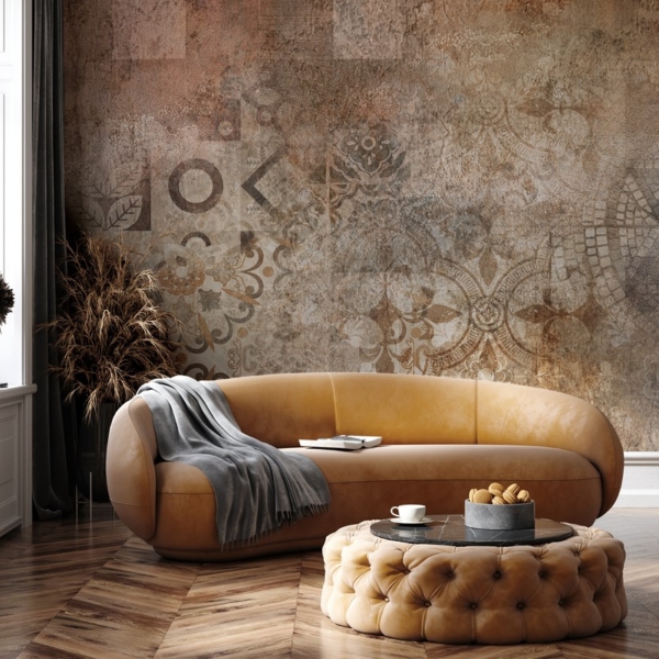 Fototapetai Auksinės pusiausvyros mandala