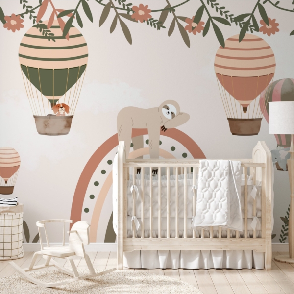 Fototapetai Tinginys ant vaivorykštės