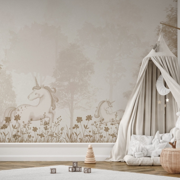 Fototapetai Paslaptingas vienaragio miškas