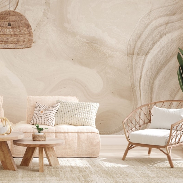 Fototapetai Smėlio spalvos abstrakcija