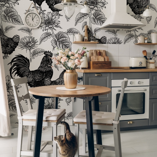 Fototapetai Vištų pieva