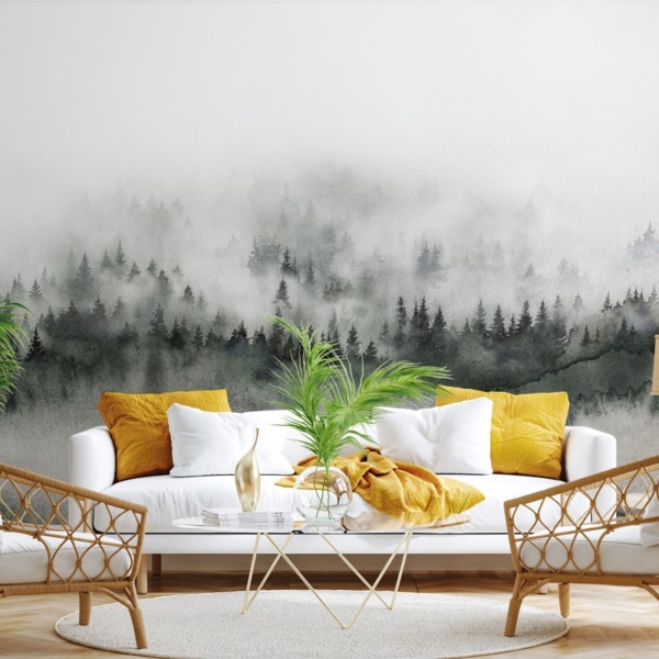 Fototapetai Miglotas peizažas