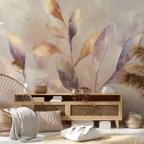 Fototapetai Lapai švytėjime