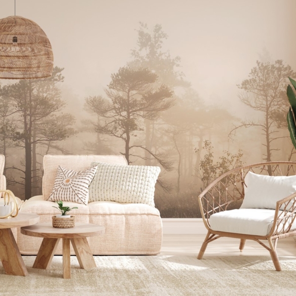 Fototapetai Pušys smėlio miške