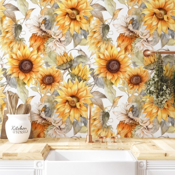 Fototapetai Saulėgrąžų išraiškingumas