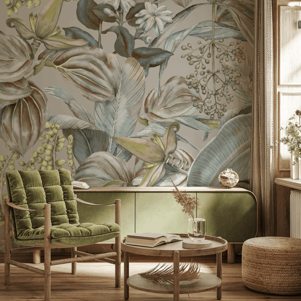 Fototapetai Pilkai mėlyna harmonija