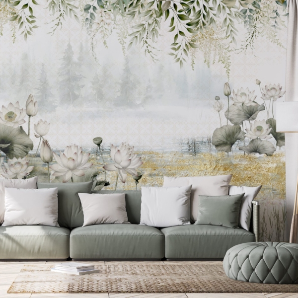 Fototapetai Lotoso tvenkinys