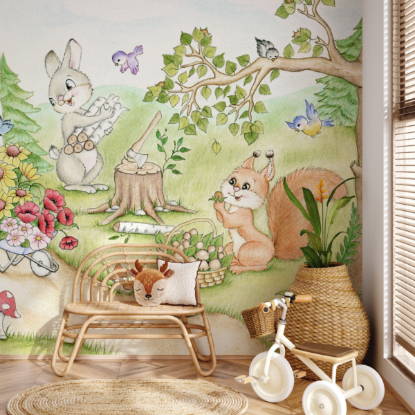 Fototapetai Laimingas miškas