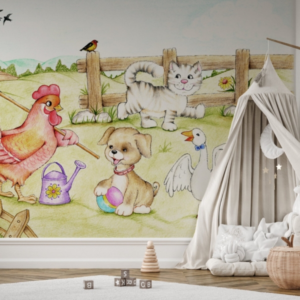 Fototapetai Džiaugsmo pilnas ūkis