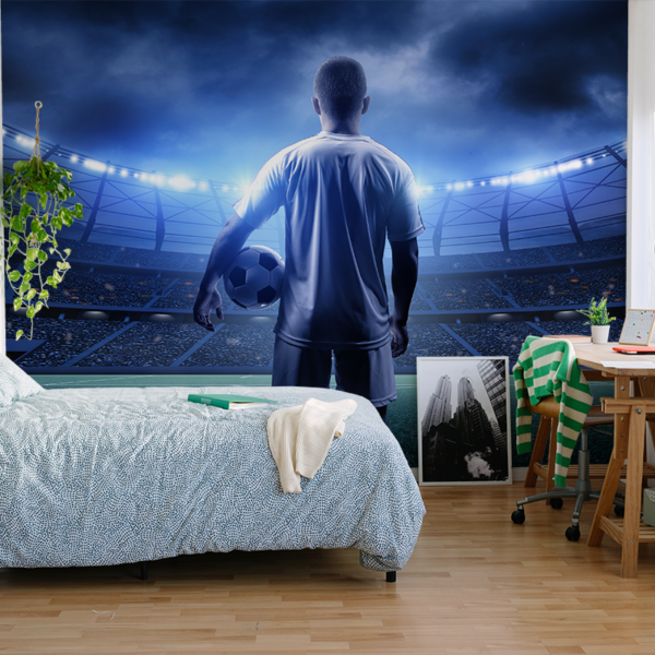 Fototapetai Futbolininkas stadione