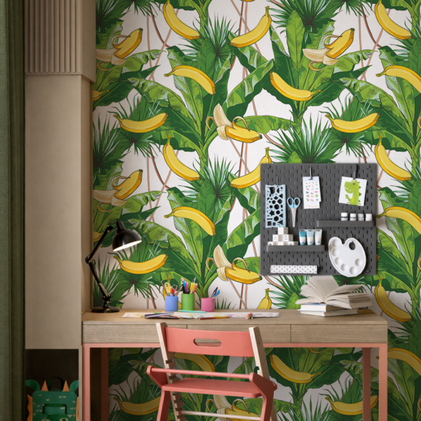 Fototapetai Džiunglės, pilnos bananų