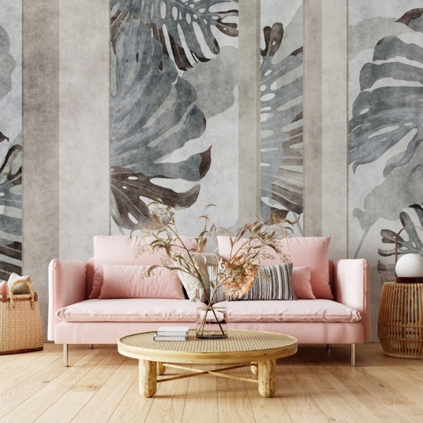 Fototapetai Monstera abstrakcijoje