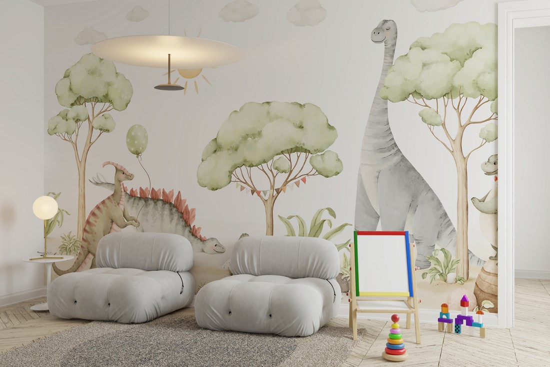 Fototapetai Mieli dinozaurai