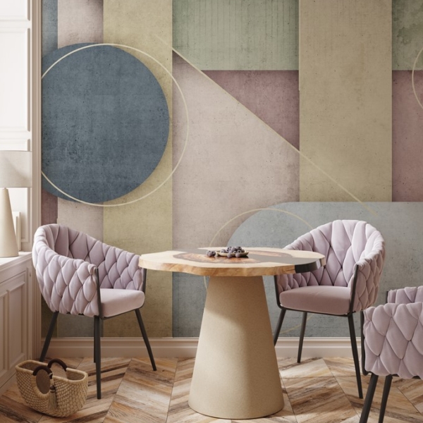 Fototapetai Spalvinga geometrija