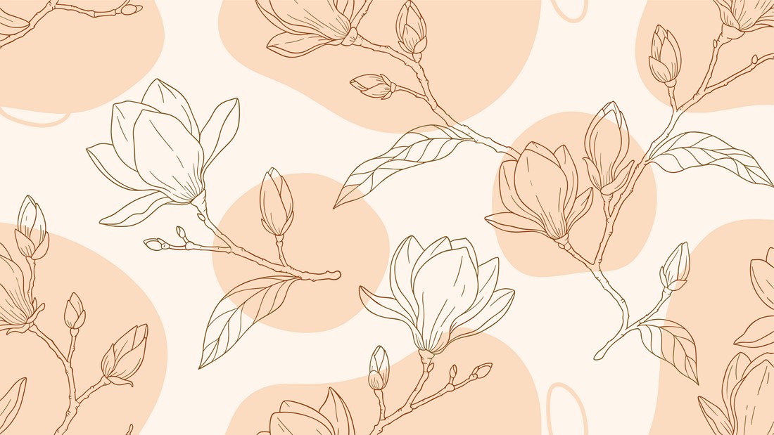 Fototapeta-Brzoskwiniowe-Magnolie-2775309981