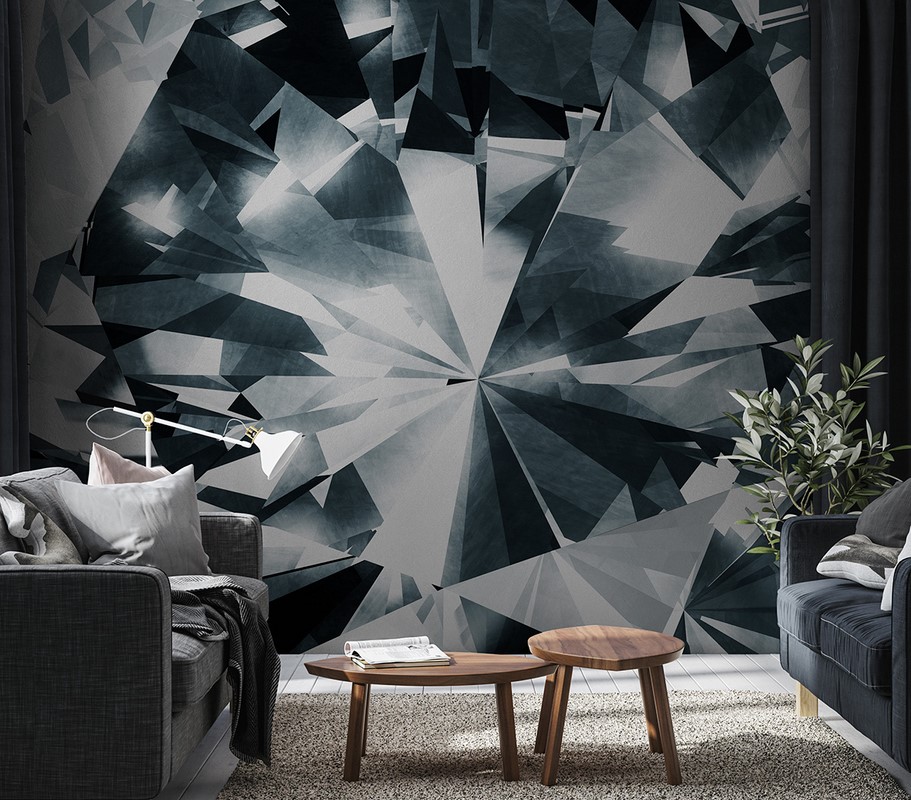 Fototapetai Deimantų geometrija