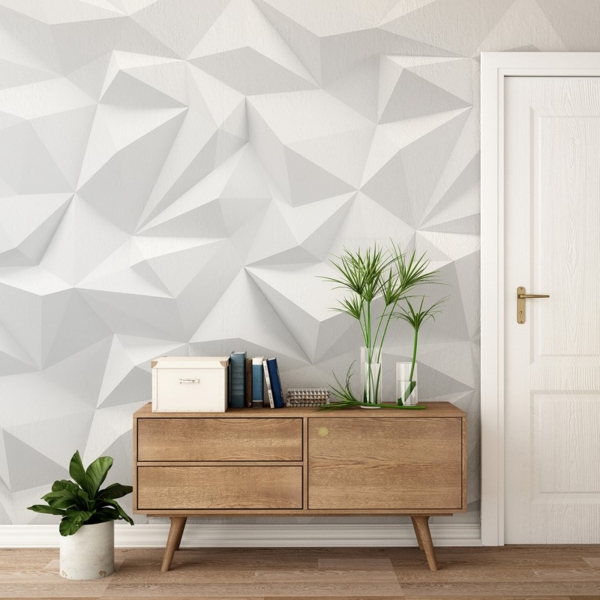 Fototapetai Skulptūrinė 3D erdvė