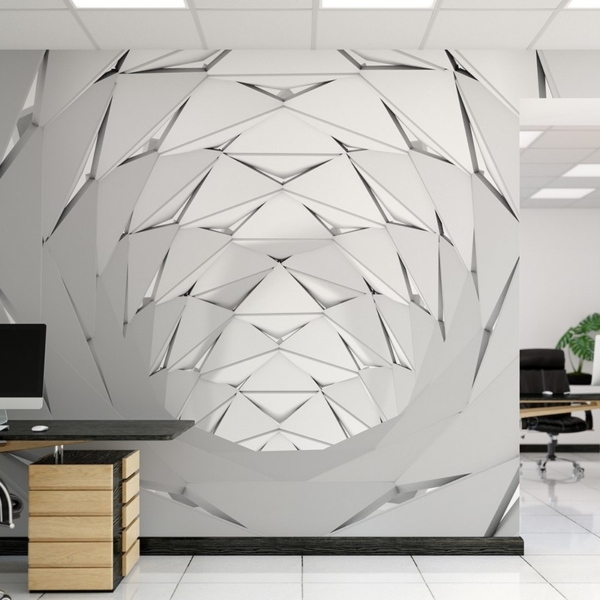 Fototapetai Sidabrinis tunelis 3D