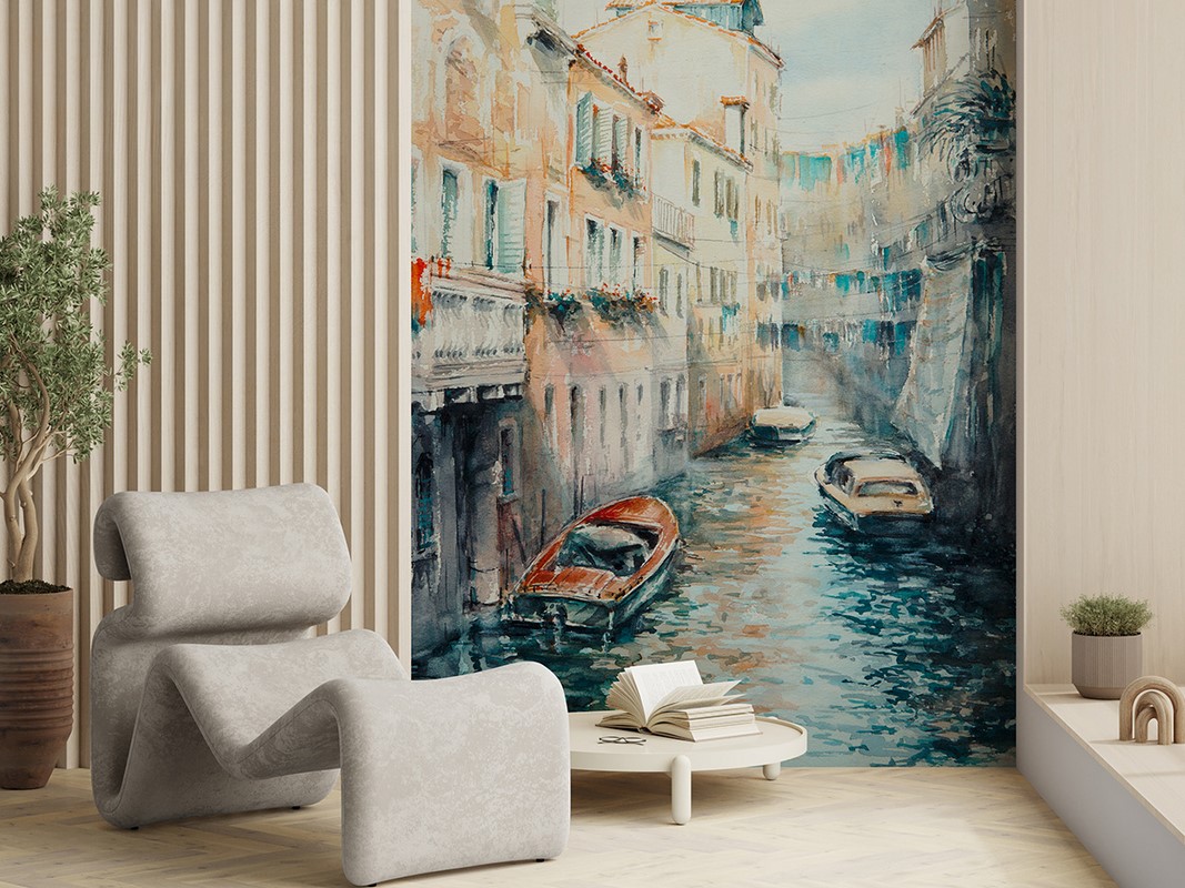 Fototapetai Venecija akvarelėje
