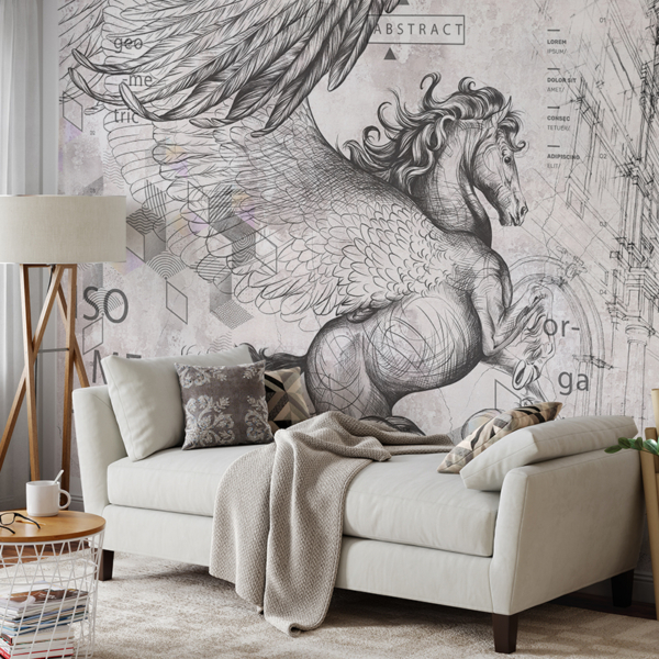 Fototapetai Pegasas – sparnuotas arklys